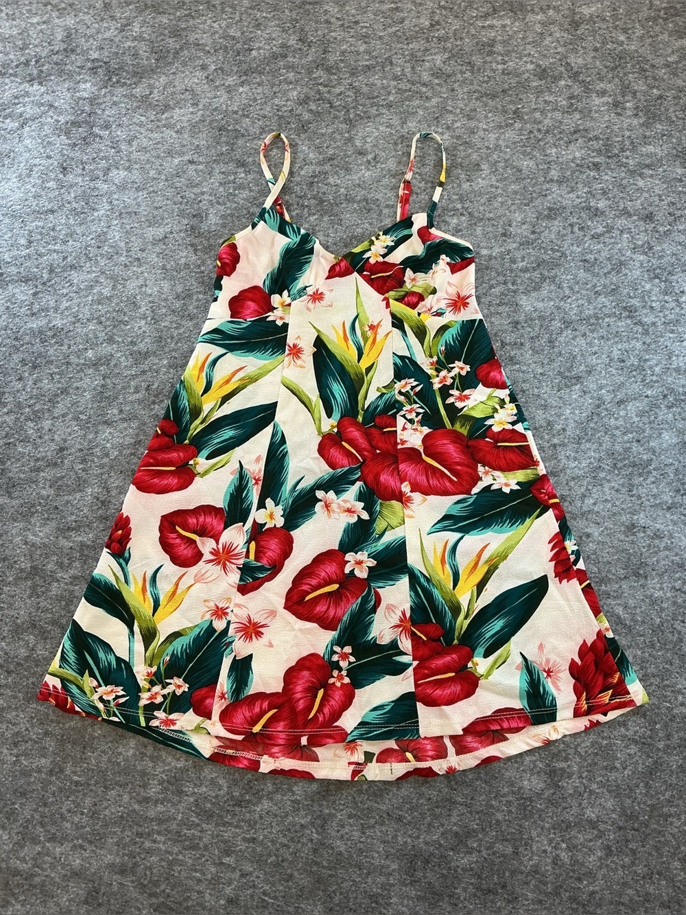 Show Me Your Mumu White Floral Hawaiian Dress SSS